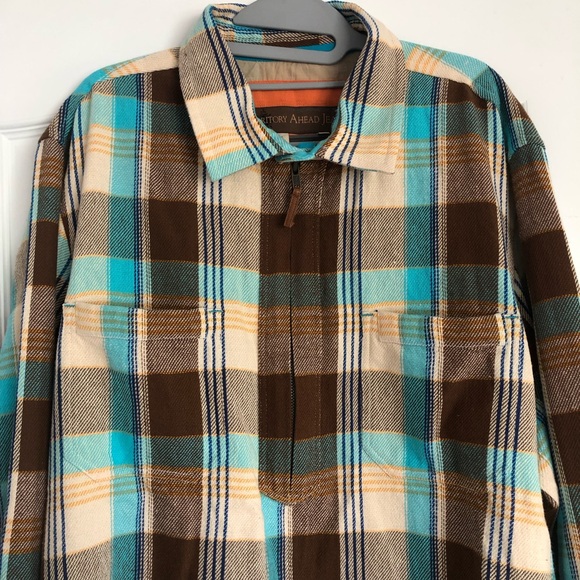 Vintage Territory Ahead Jeans Women’s Zip up Sweater - Picture 3 of 6